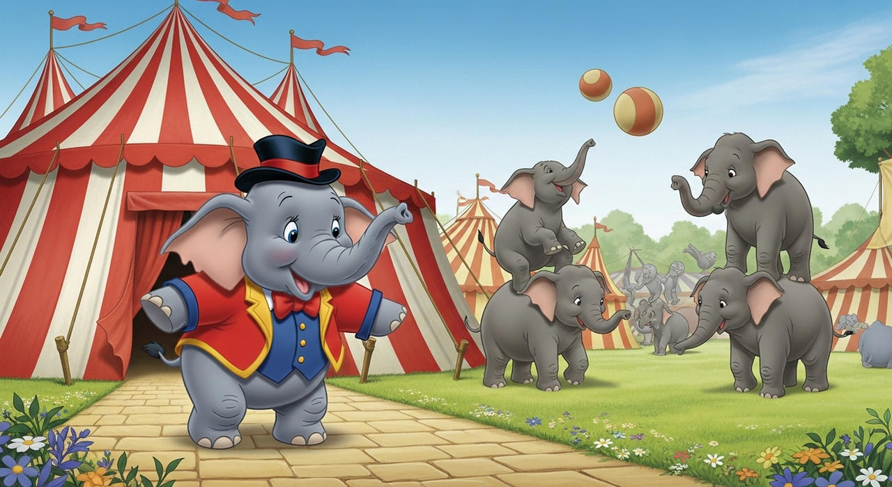Dumbo Shadow Dumbo's Circus by ShadowFox420 on DeviantArt