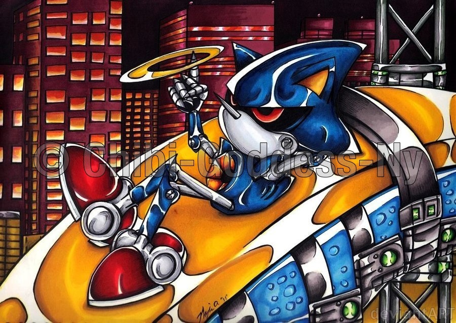 Metal Sonic has the last ring