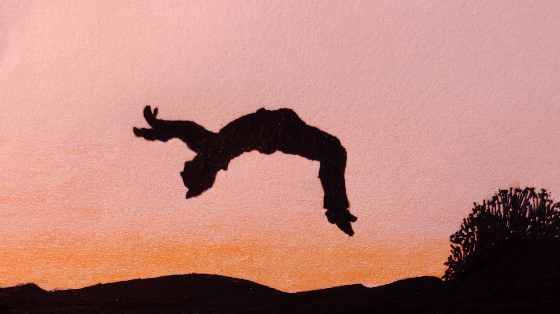 Backflip Graphics Backflip in sunset(real paper) by SamiDraws59 on DeviantArt