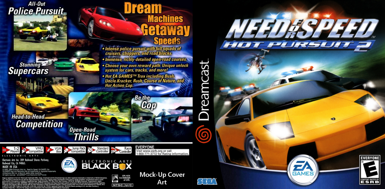 I made a Dreamcast cover for Need for Speed III: Hot Pursuit : r