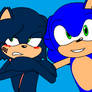 Sonic and Frankie-Say Cheese