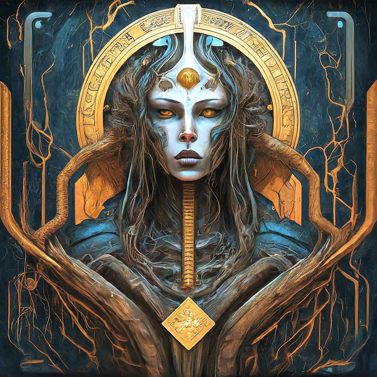 The Tarot Queen by beyondalgorithm on DeviantArt
