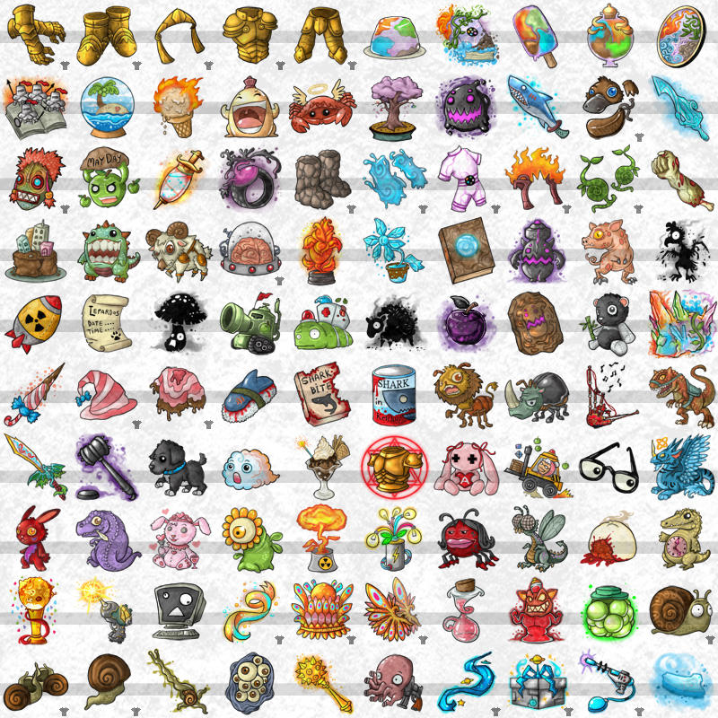 100 Items part2 by polawat on DeviantArt