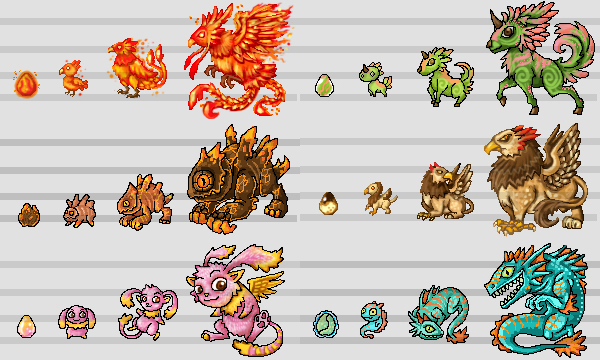 Pixel monster set