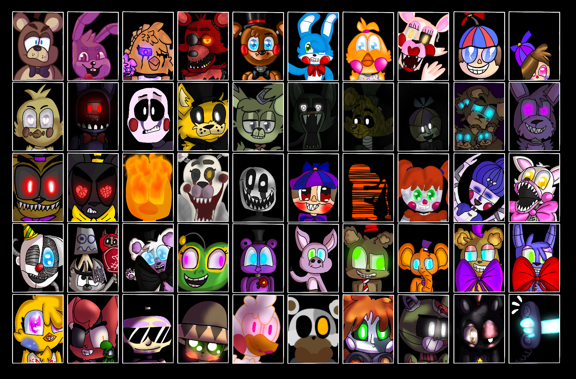 Pin by 🏳️‍🌈C0rnFr0wn🏳️‍🌈 on Fnaf UCN (+ large collections of  characters) in 2023