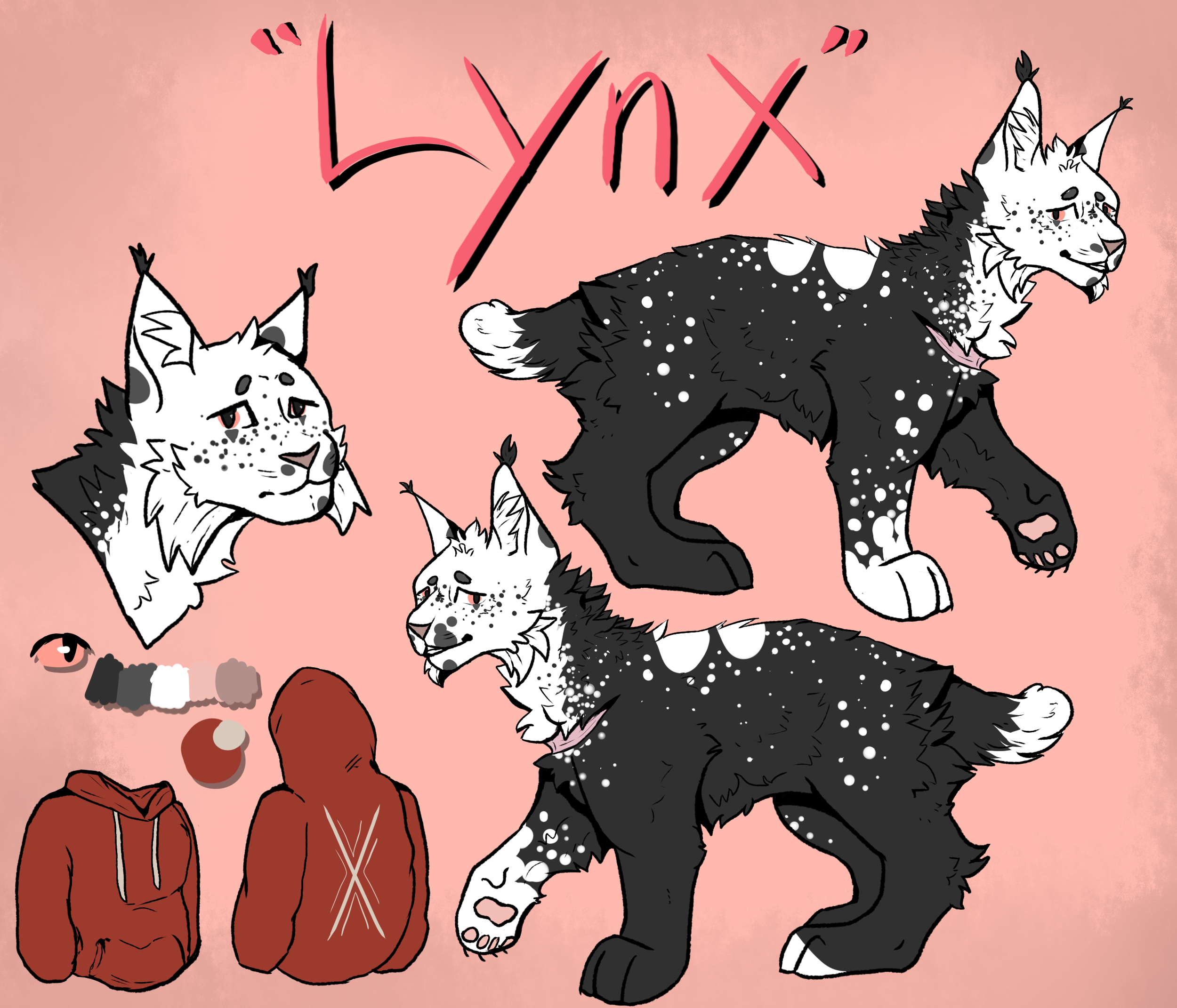 Lynx therian mask design by FrolickingFinn on DeviantArt