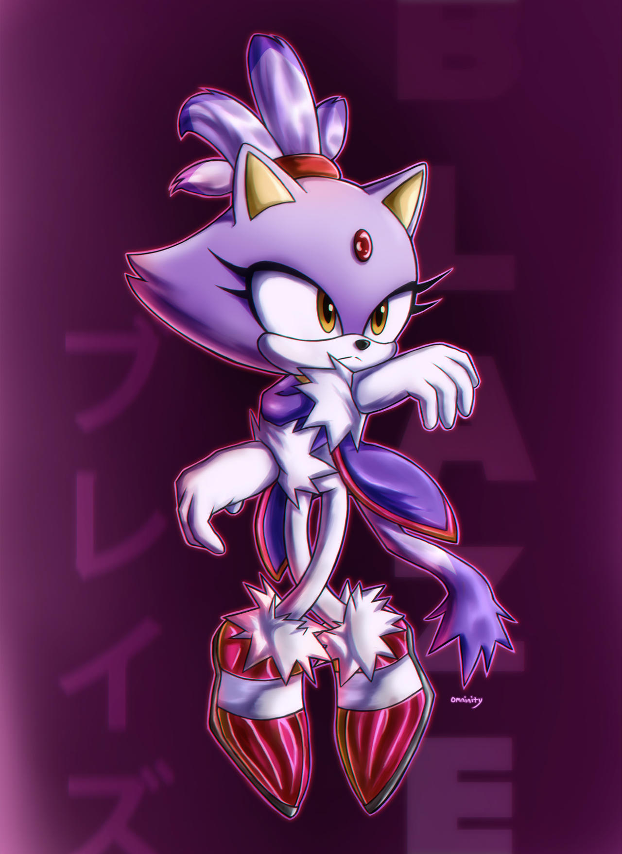 Blaze Keyed Deviantart Blaze The Cat by Omninity on DeviantArt