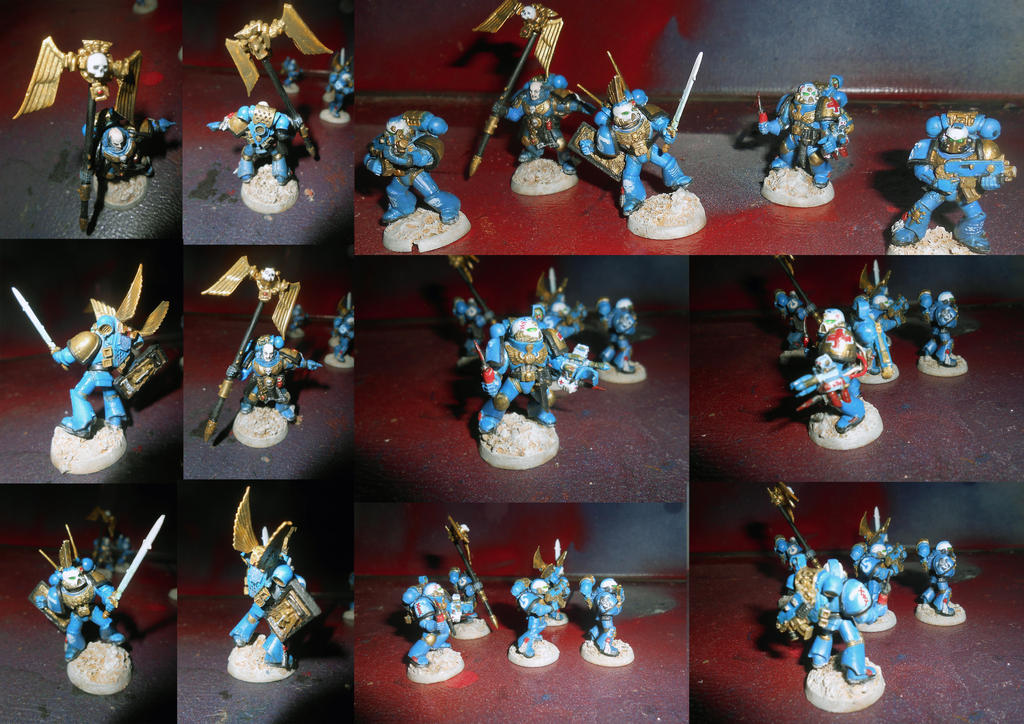 Ultramarines Command Squad by orcbruto on DeviantArt