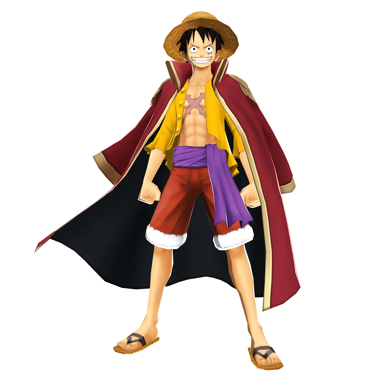 3D Wano Luffy PNG by xxSOLOLEGIONxx on DeviantArt