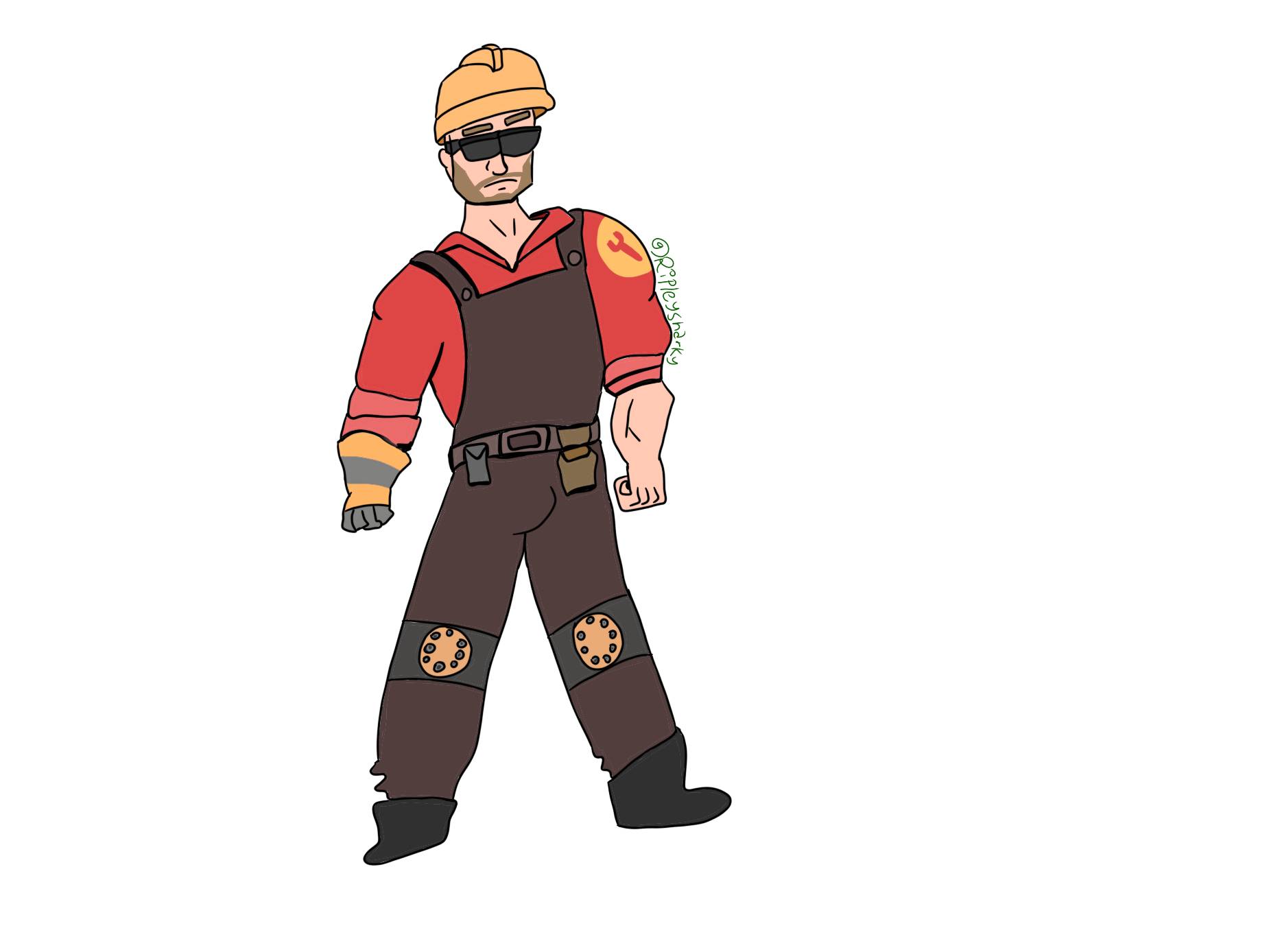 Team Fortress 2 Engineer by RipleySharkie on DeviantArt