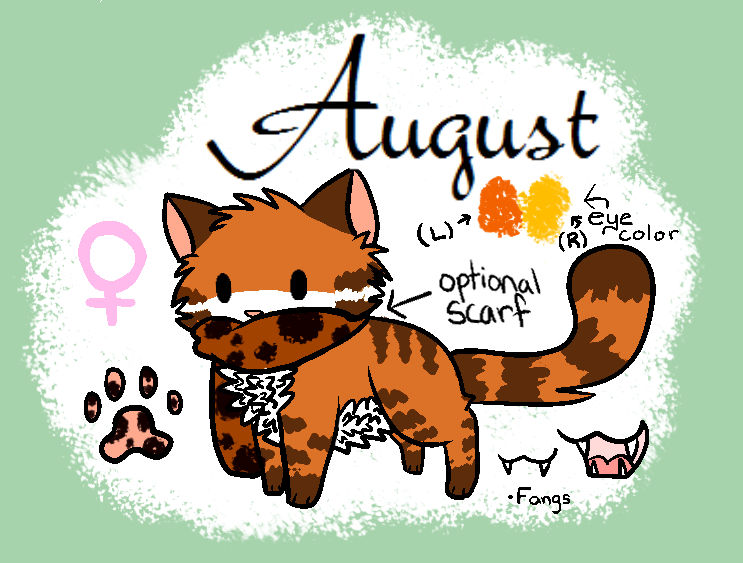 August Reference!! by m-m-memes on DeviantArt