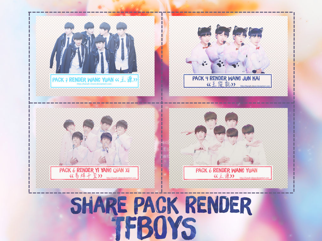 [Share] Pack Render TFBOYS