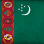 Grunge Flag of Turkmenistan