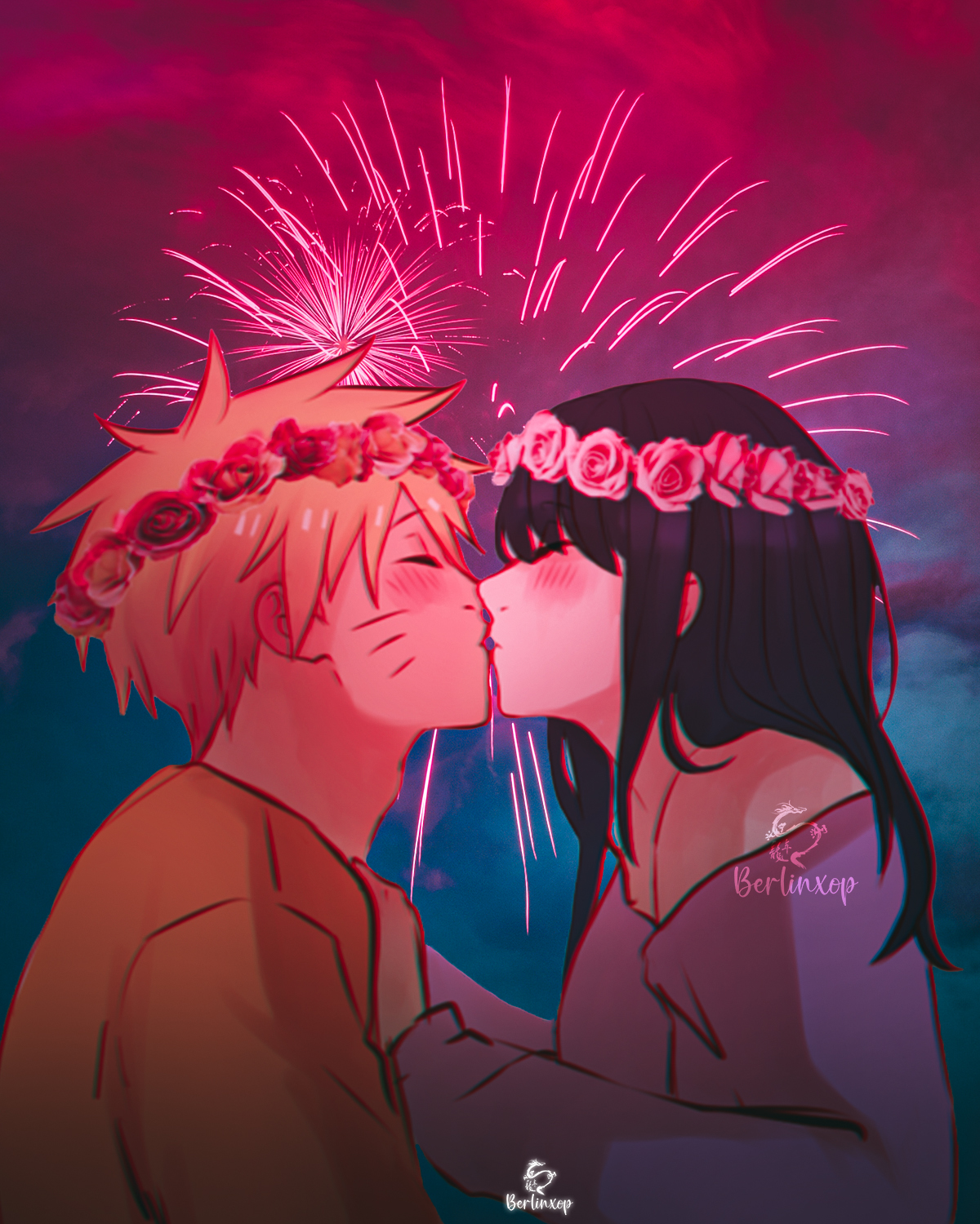 Naruto x Hinata Fanart by cryptofox on DeviantArt