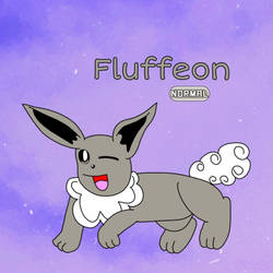 Fakemon-Eeveelution - Fluffeon