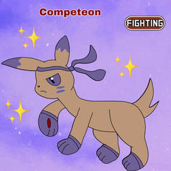 Fakemon-Eeveelution - Competeon - Shiny