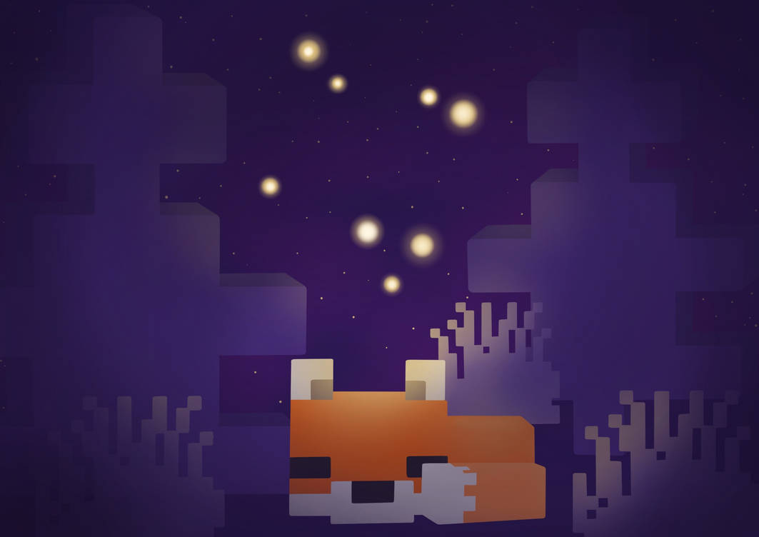 Minecraft Fox Deviantart Minecraft Fox by ImJustHannah on DeviantArt