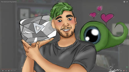 Jacksepticeye- Diamond Play Button