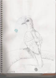 Pointillism Dove