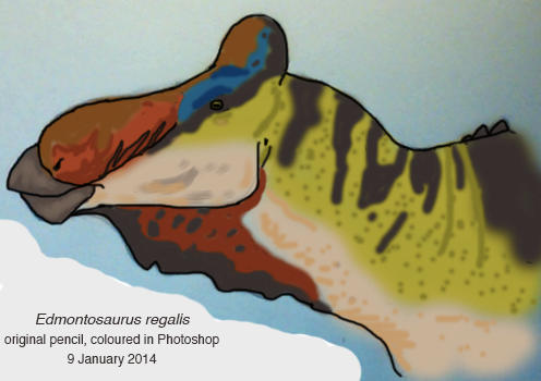 Edmontosaurus regalis [In Colour]