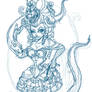 Steampunk Ursula layout Sketch