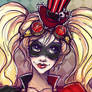 Steampunk Harley Quinn Portrait