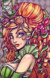 Steampunk Ivy Portrait