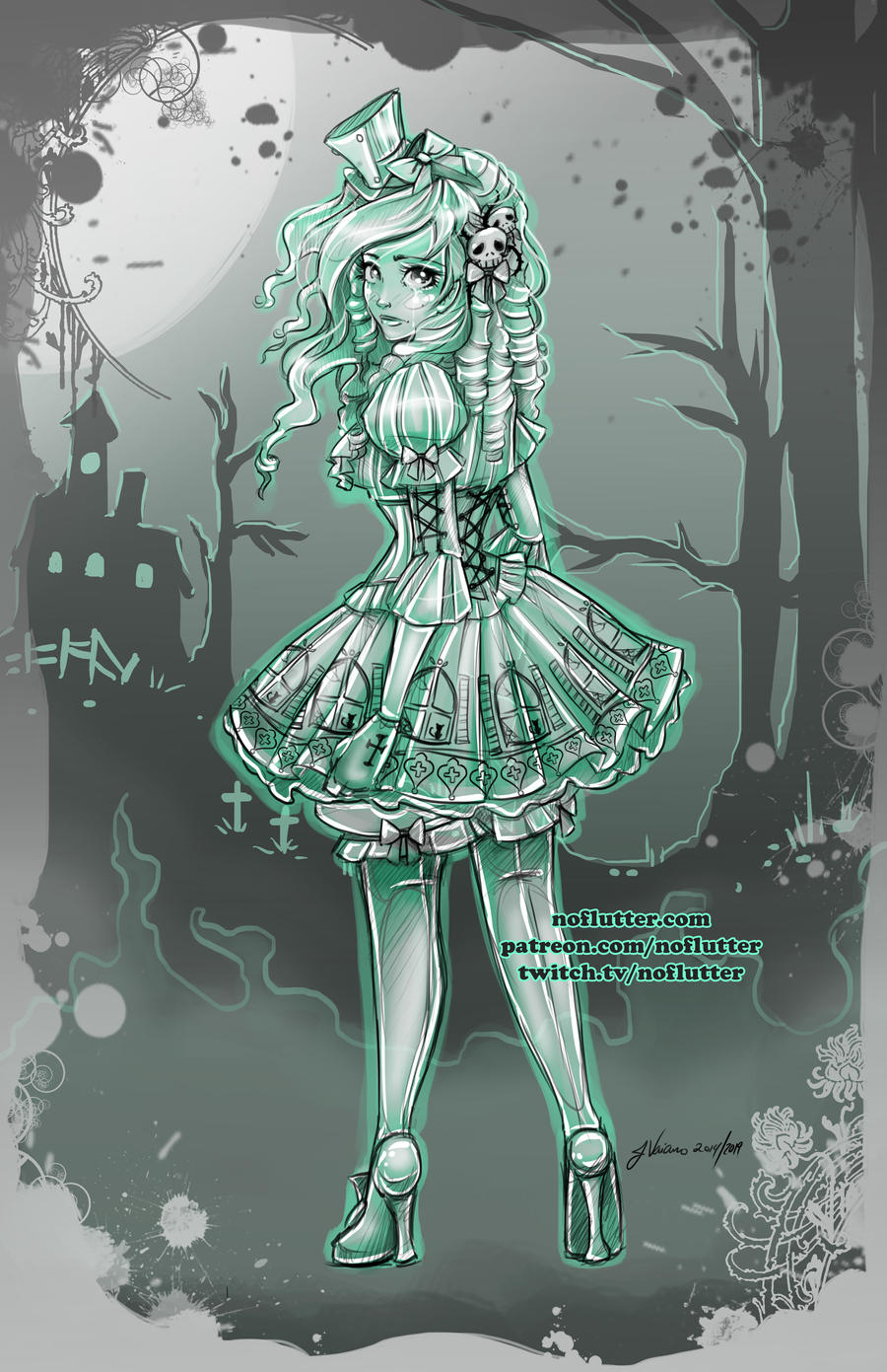 New Ghost Girl by NoFlutter on DeviantArt