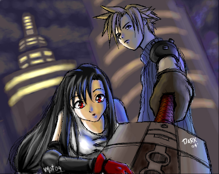 Cloud and Tifa