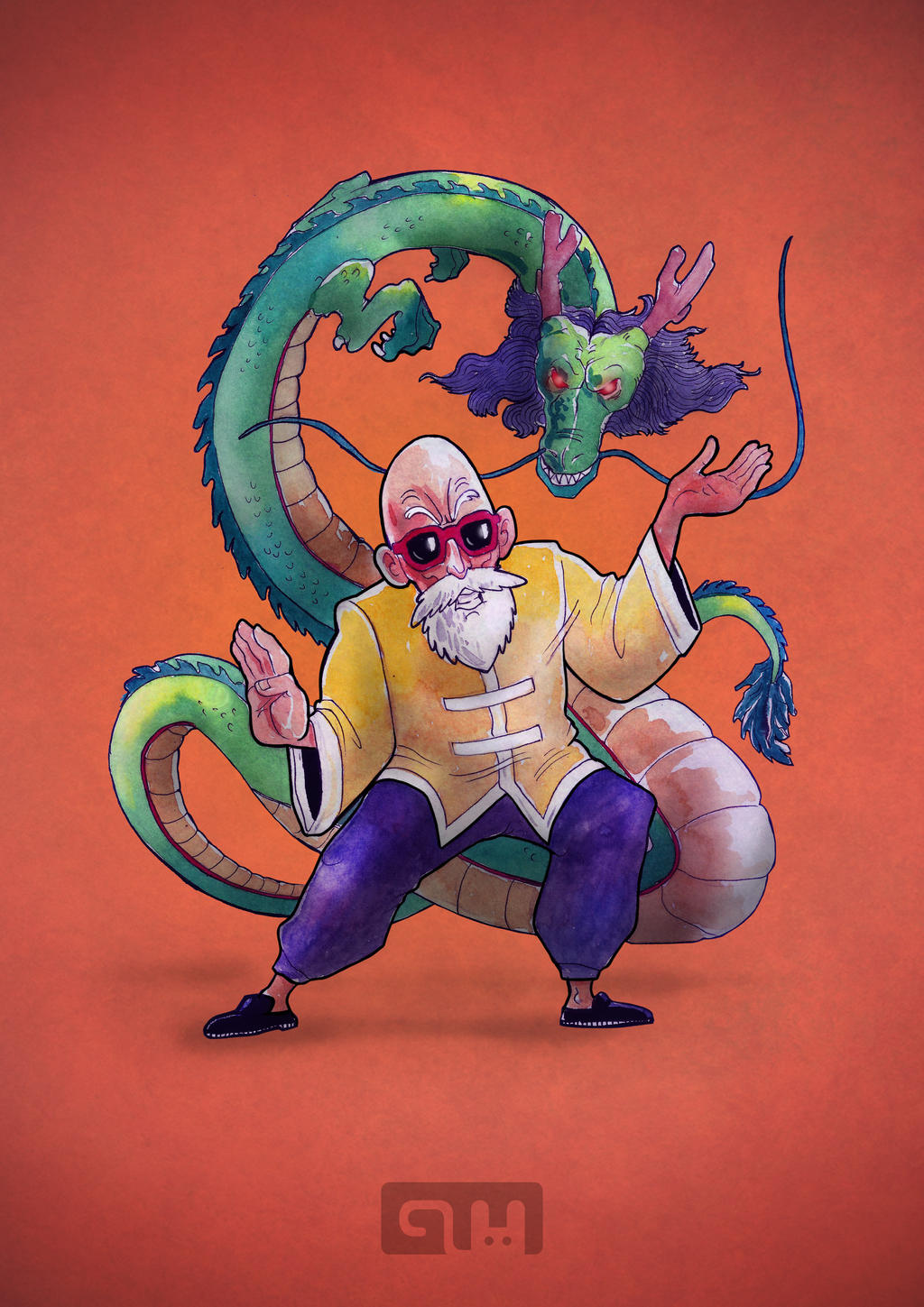 Master Roshi by Girish12 on DeviantArt