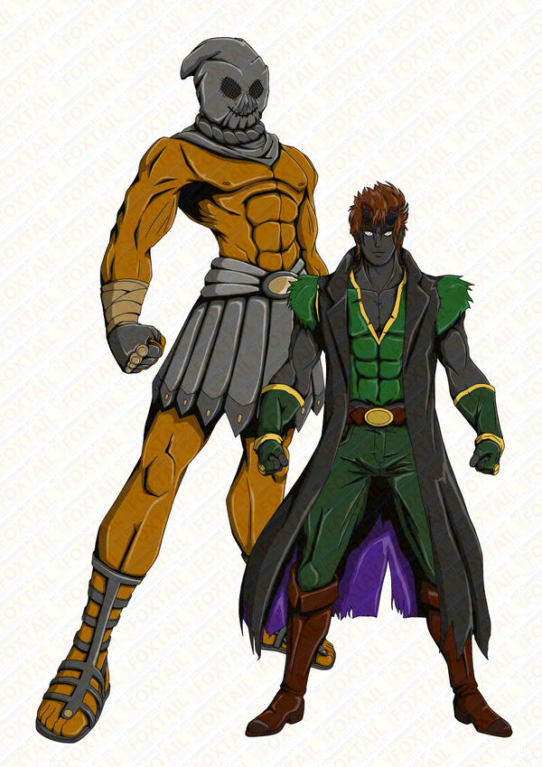 JBA style character and stand by WilsAnne07 on DeviantArt