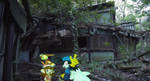 Klonoa and Friends on Discovery Island! by Fyrekobra