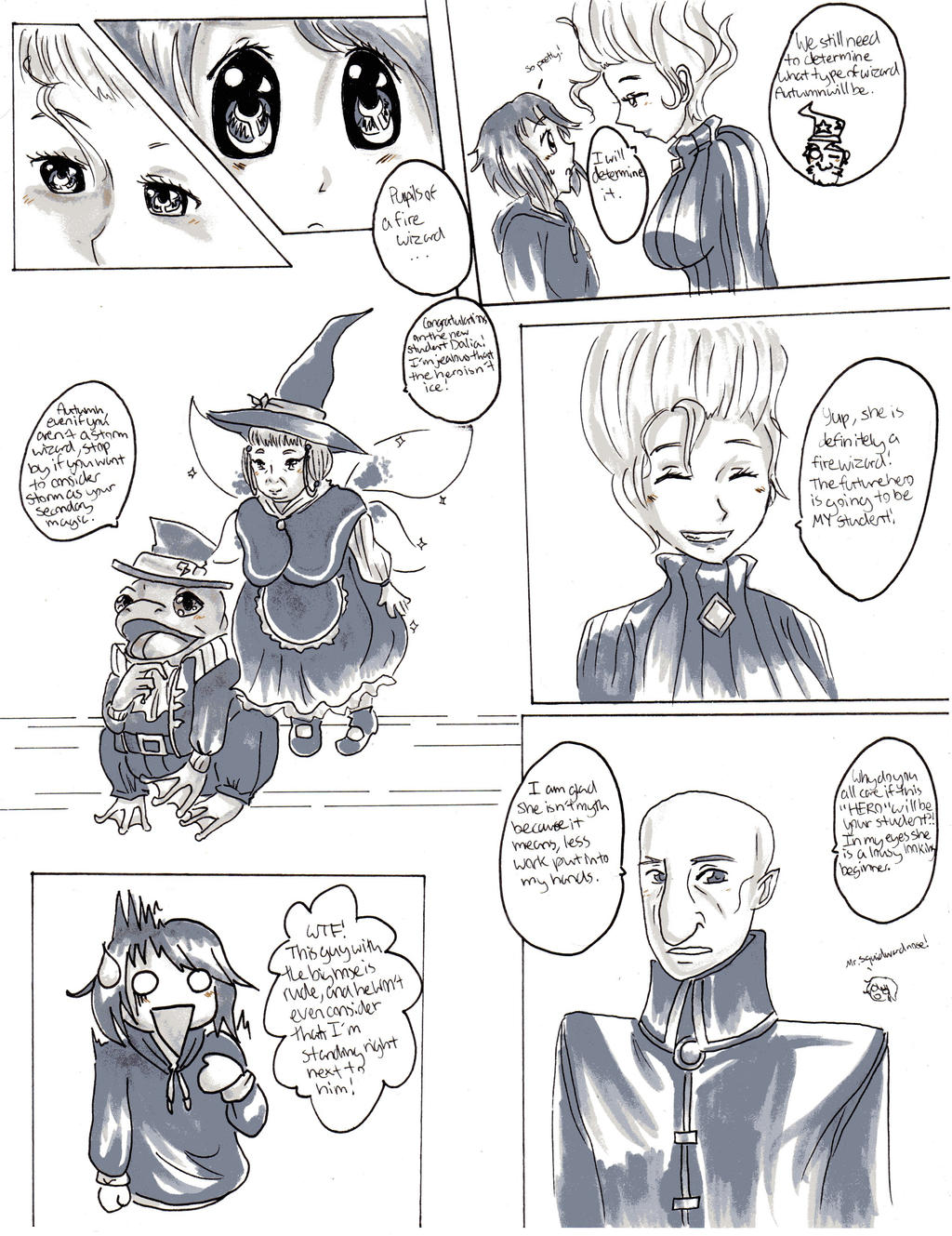 Wizard101 - I Doodled a Manga Page (LAWL)