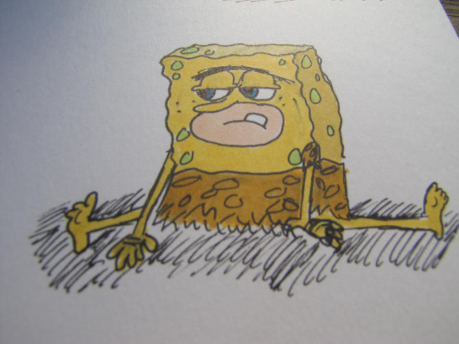 Spongegar Realizes Spongegar by ExplosiveSplatter on DeviantArt