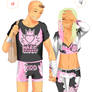 Tyson Kidd and Natalya WWE