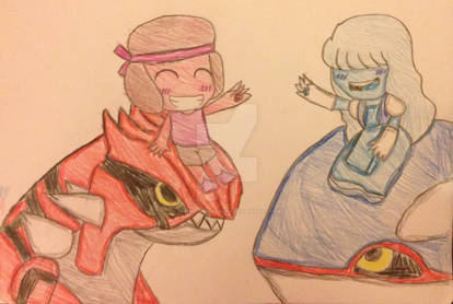 Ruby And Sapphire (steven universe and pokemon)