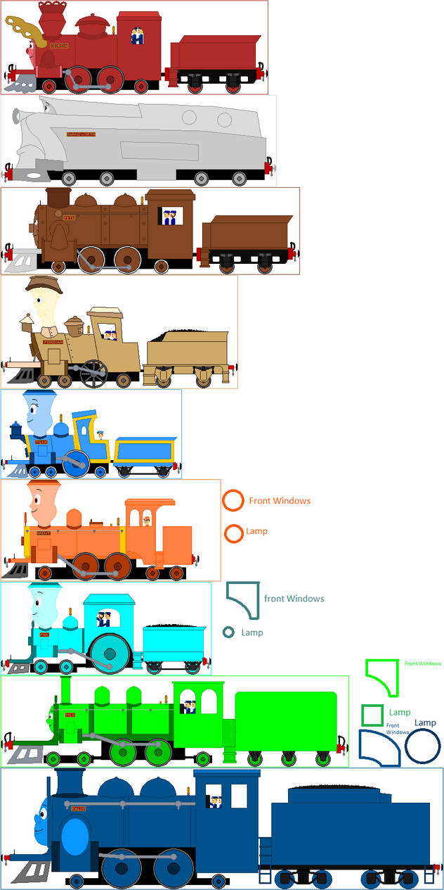 Cartoon Engine Character The Engine That Could Characters by JavienBlackMagic122 on DeviantArt