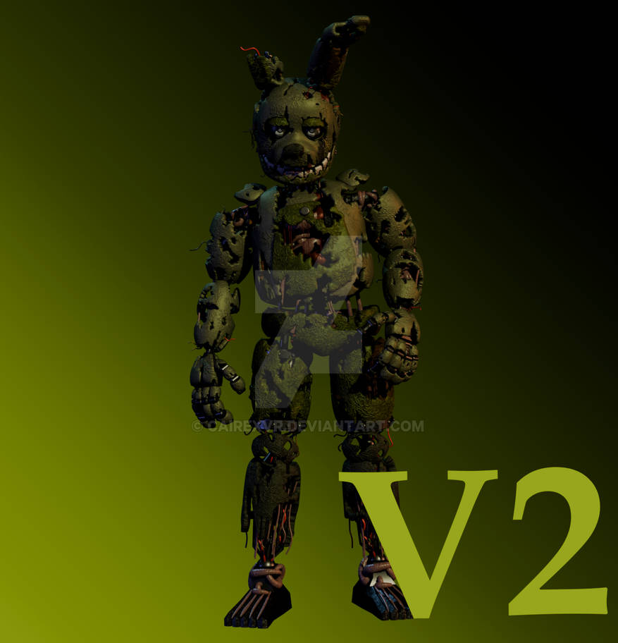 Spring Trap Vr Rig Springtrap V2 by CaiRexVR on DeviantArt