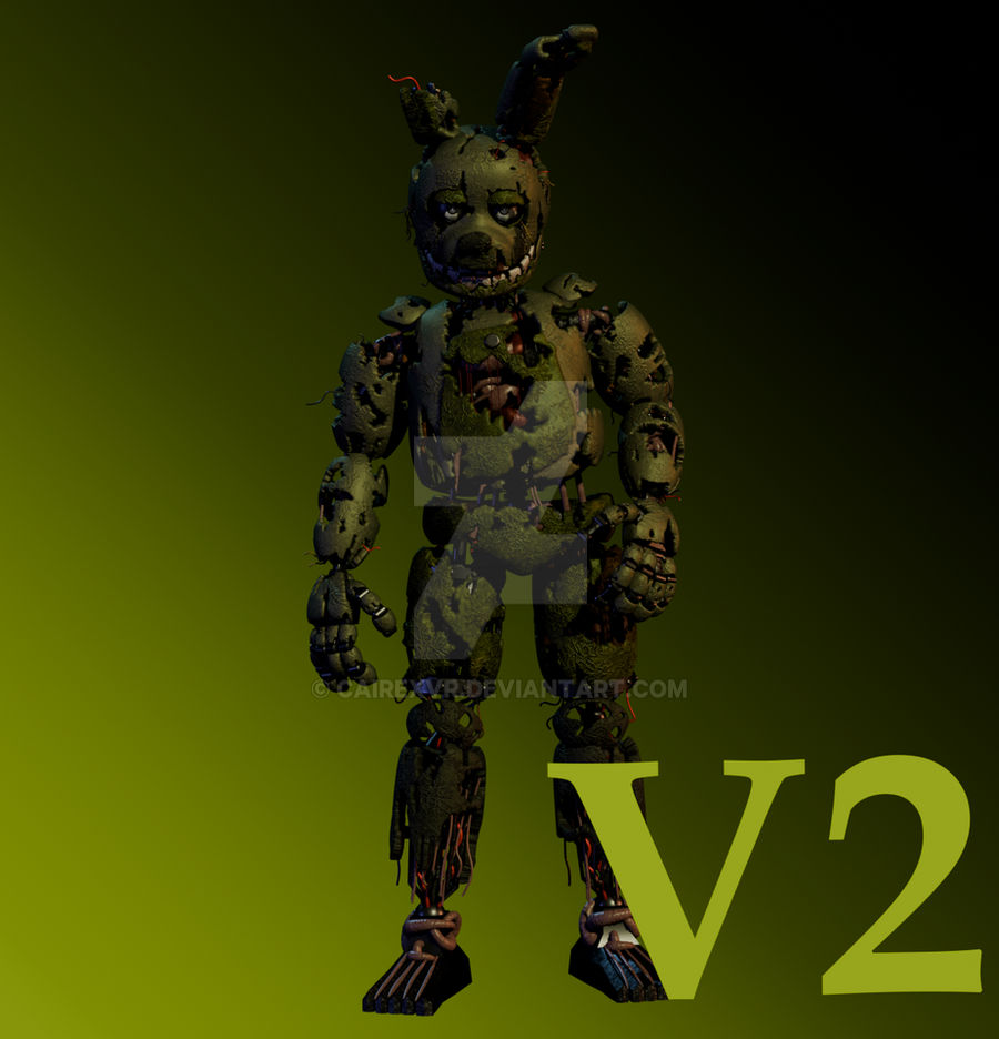 Springtrap V2 Springtrap V2 by CaiRexVR on DeviantArt