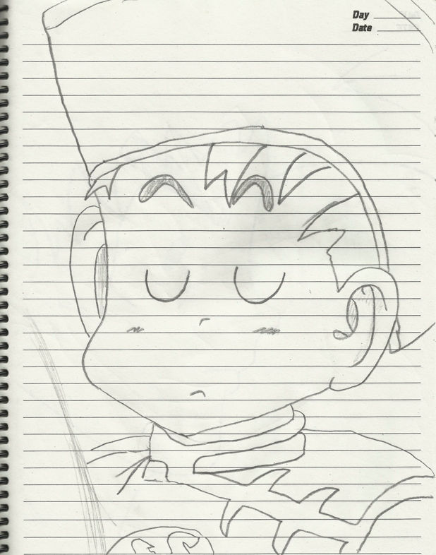 Gohan Writing Gohan 3 by superduperman99 on DeviantArt