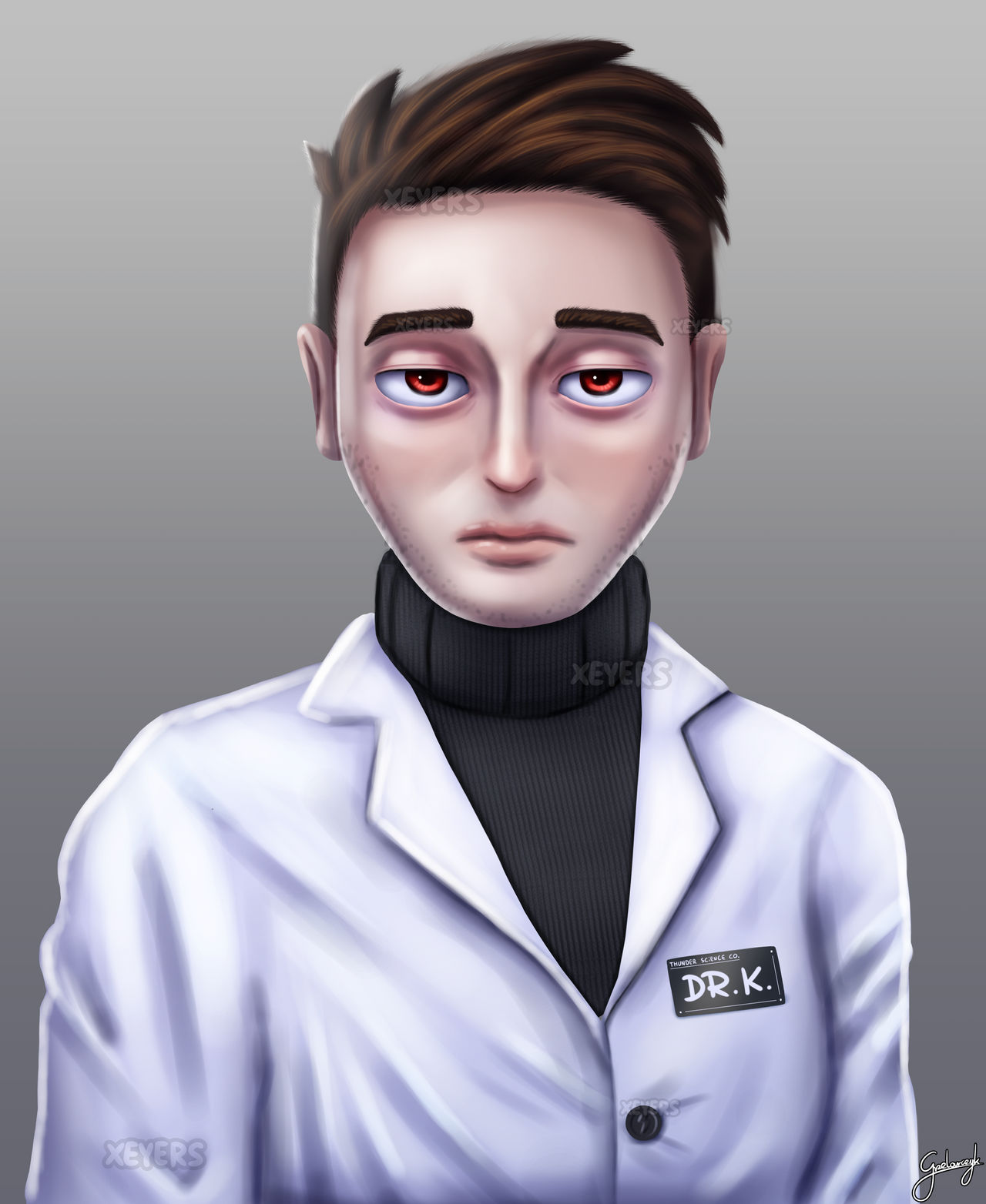 Changed Doctor Dr. K Changed human form by xeyers on DeviantArt