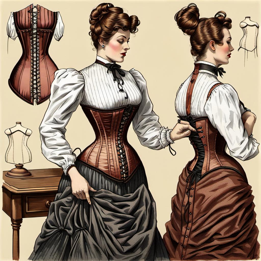 Victorian Corset Training by bonesnadbusk on DeviantArt