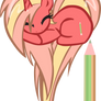 Strawberry Glow Heart Pony