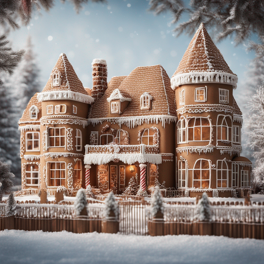 Luxury Gingerbread Mansion by Declagaming12 on DeviantArt