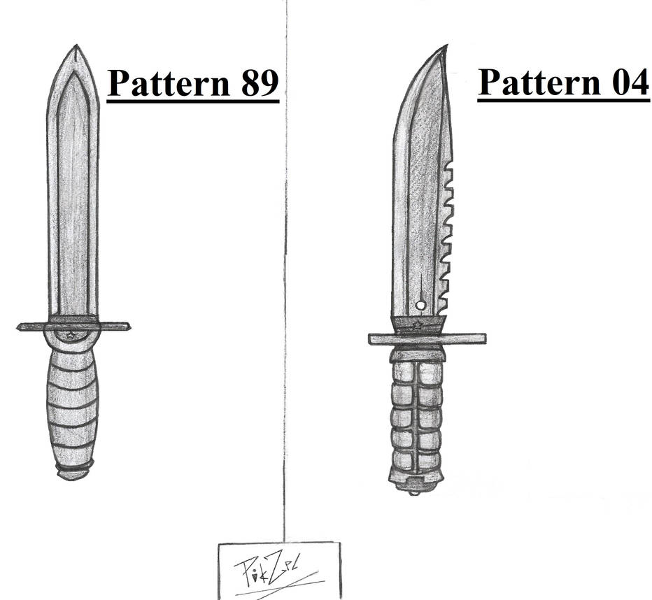 Combat Knives by ThePikzel on DeviantArt