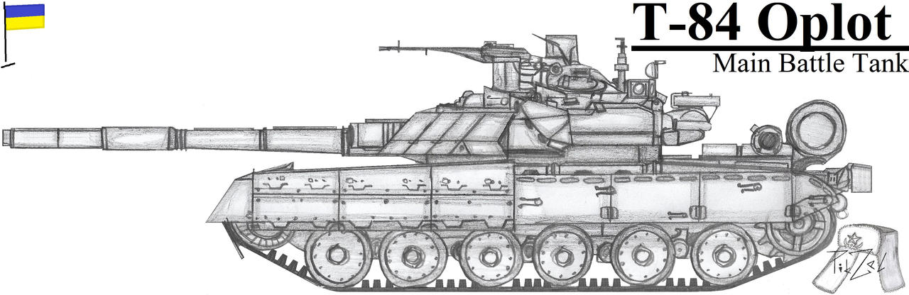 Oplot Blueprints T-84 Oplot by ThePikzel on DeviantArt