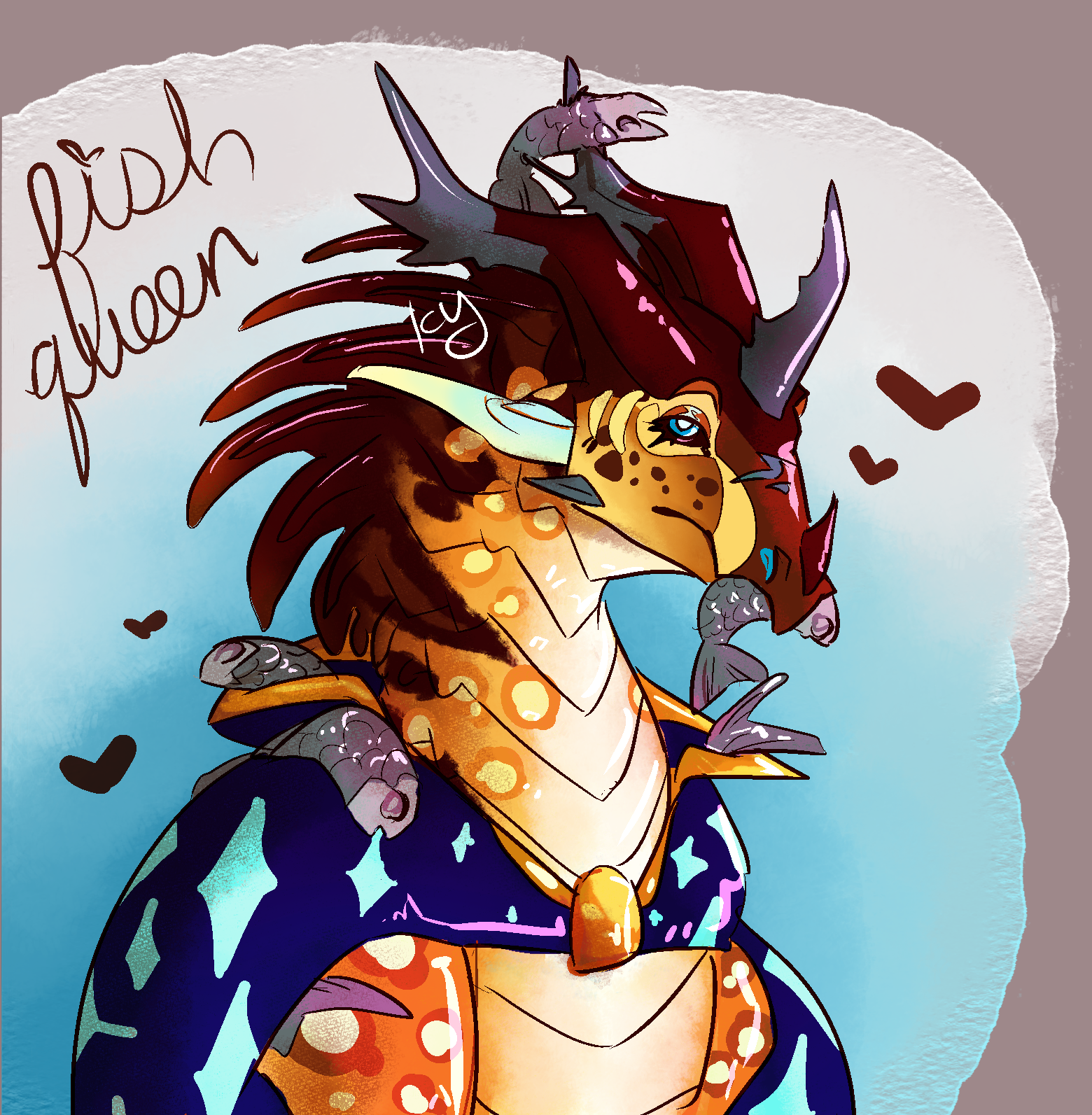 fish queen by 1cyFeathers on DeviantArt fish queen by 1cyFeathers on DeviantArt