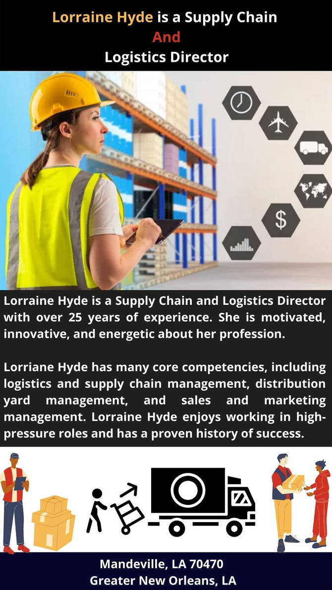 Lorraine Hyde is a Supply Chain and Logistics Dire by lorrainehyde on