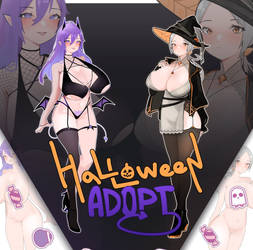 HALLOWEEN PACK_ADOPTABLE_(CLOSED)_#18/#19 by Nandreyn