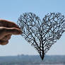 Branches Heart Handmade Original Papercut